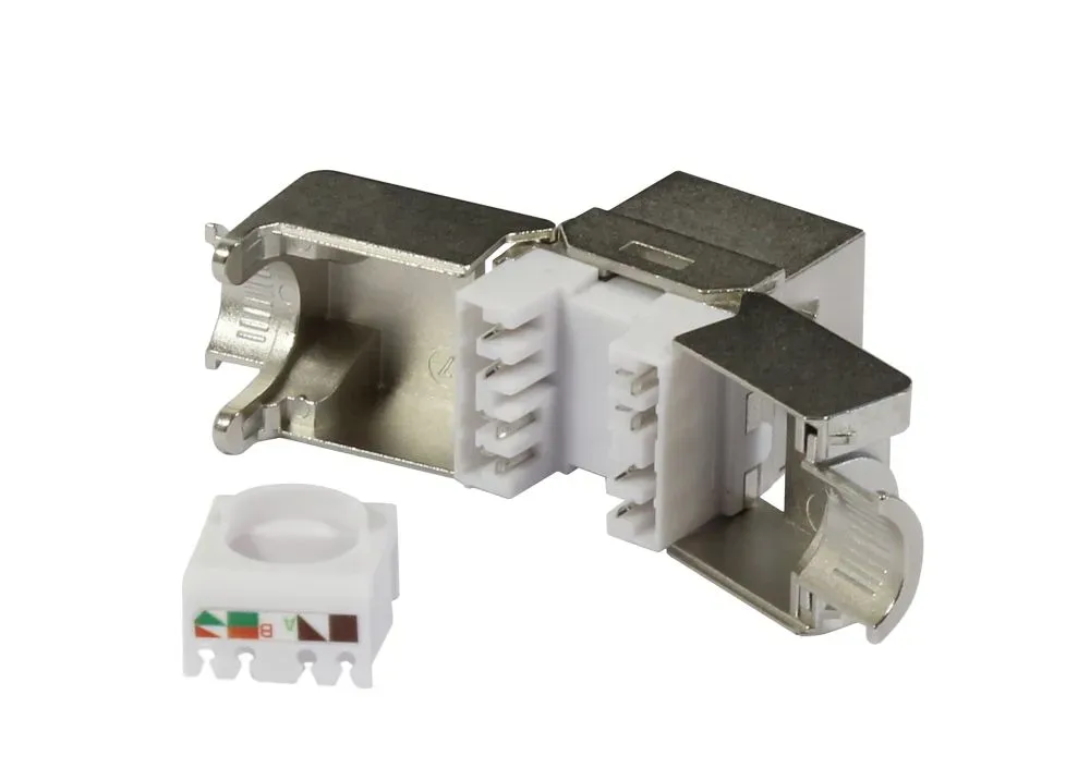 Keystone, Modul, TP-Buchse(RJ45), CAT6A, 500MHz, Slim-line/Komponent getestet, Synergy 21, – Bild 3