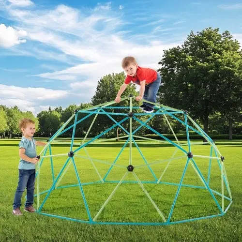 VEVOR Kletterkuppel geometrisches Klettergerüst (305 cm breit) mit Tellerschaukel, 453 kg belastbares Klettergerüst, Klettergerät für Kinder von 3 bis 10 Jahren Gartenspielzeug Spielplatz – Bild 7