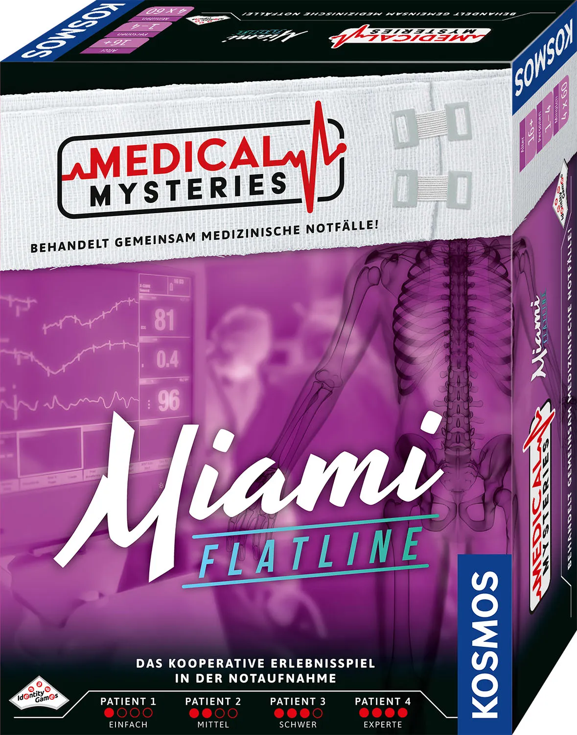 Kosmos Medical Mysteries – Miami Flatline 60 min Brettspiel Abzug Kosmos Medical Mysteries – Miami Flatline 60 min Brettspiel Abzug