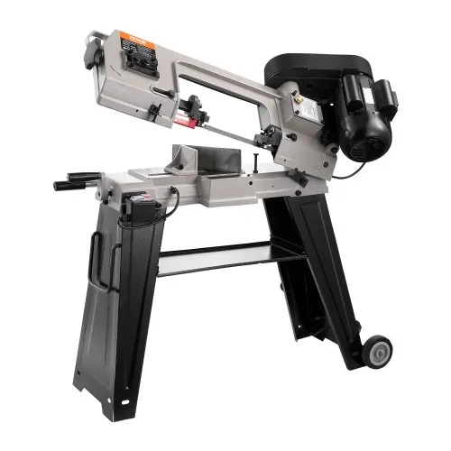 VEVOR Metallbandsäge mit Untergestell, rechteckige Schnittkapazität 10x15cm, Bügelsäge mit 550 W Motor, 0–45 ° Winkeleinstellung, variable Geschwindigkeit, für Metall, Holz und Kunststoff VEVOR Metallbandsäge mit Untergestell, rechteckige Schnittkapazität 10x15cm, Bügelsäge mit 550 W Motor, 0–45 ° Winkeleinstellung, variable Geschwindigkeit, für Metall, Holz und Kunststoff