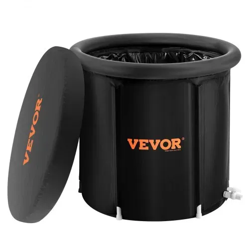 VEVOR Eisbadewanne, 85 cm langes Tauchbecken für Kaltwassertherapie für Sportler, tragbares Outdoor-Eisfass-Tauchbecken zur Erholung, 398 L aufblasbare Faltbadewanne mit Abdeckung für Erwachsene – Bild 10