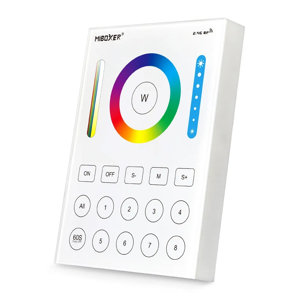 Synergy 21 LED Fernbedienung Smart Panel RGB-WW (RGB-CCT) 8 Zonen *Milight/Miboxer* – Bild 2