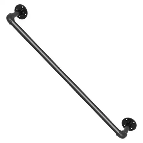 VEVOR Retro Wasserrohr Handlauf 60cm Industrieller Geländer Schutzbügel Handlauf Kohlenstoffstahl + Mattes Finish Geländer Retro Industrie 200kg Traglast ideal für Handläufe im Innen-/Außenbereich – Bild 8