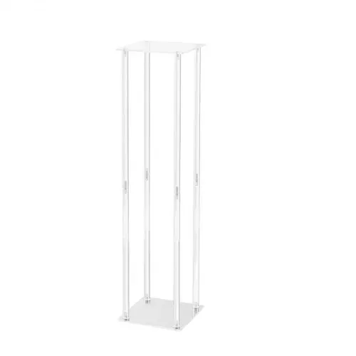 VEVOR 10er-Set Blumenhocker Eckig 20x20x60cm Blumenständer Acryl Beistelltisch Modern Blumensäule Acryl-Laminat Pflanzenhocker Pflanzenständer Metallständer für Dekoration von Bars Hotels Cafés – Bild 10