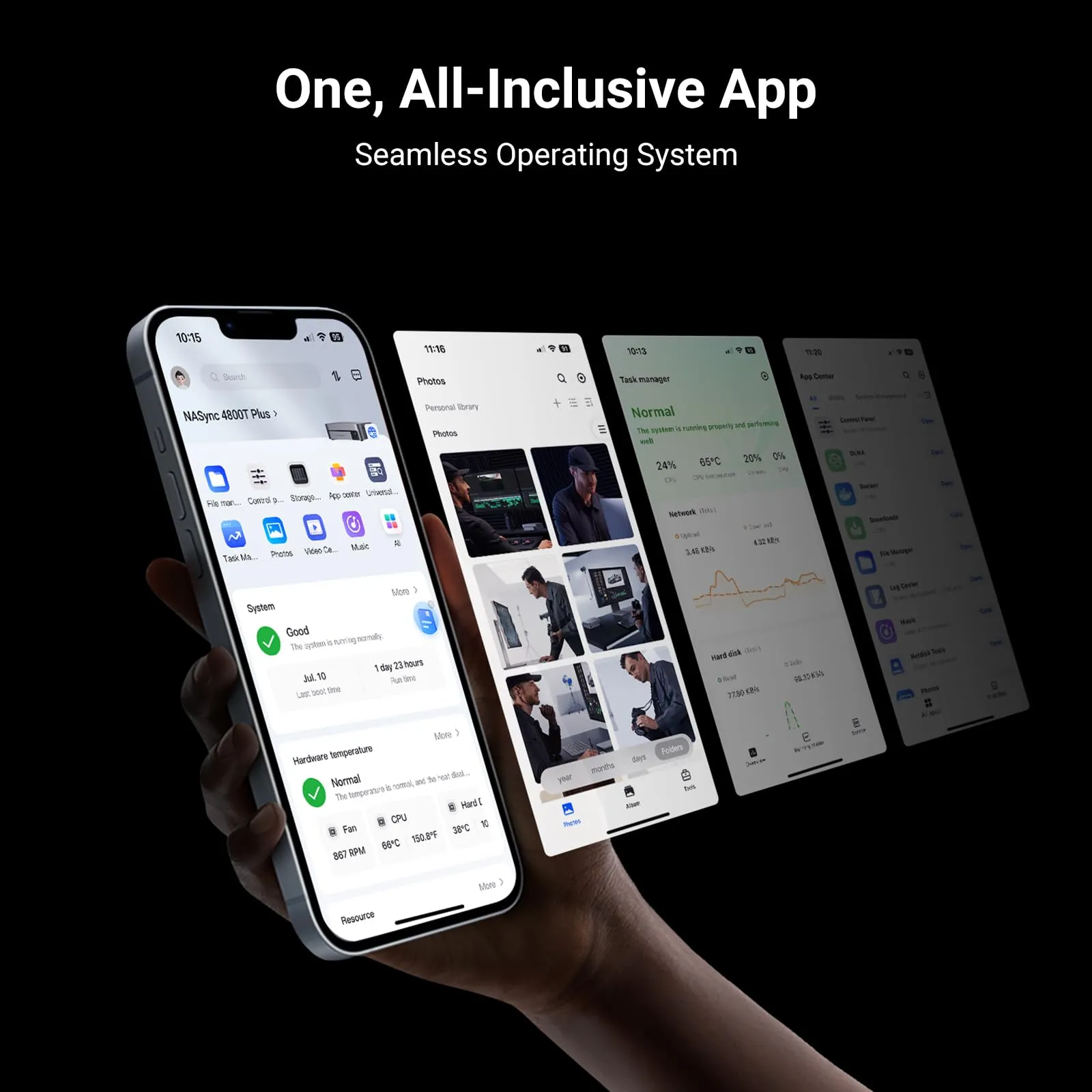 Ugreen DXP480T Plus NAS Desktop Intel® Core™ i5 8 GB DDR5 Grau – Bild 7
