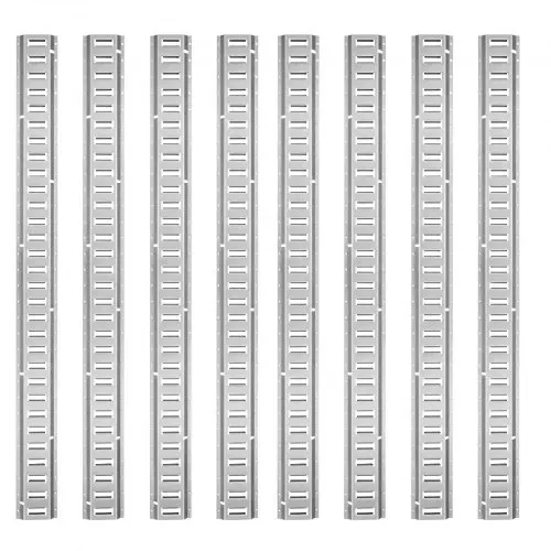 VEVOR Zurrschienen 34 Stk. Airlineschienen, Silber Transportschiene, 454 kg Max. Tragfähigkeit Ankerschiene, 1,52 m Schienenlänge Stäbchenzurrschiene zur Ladungssicherung für Anhänger und Wohnmobile – Bild 9
