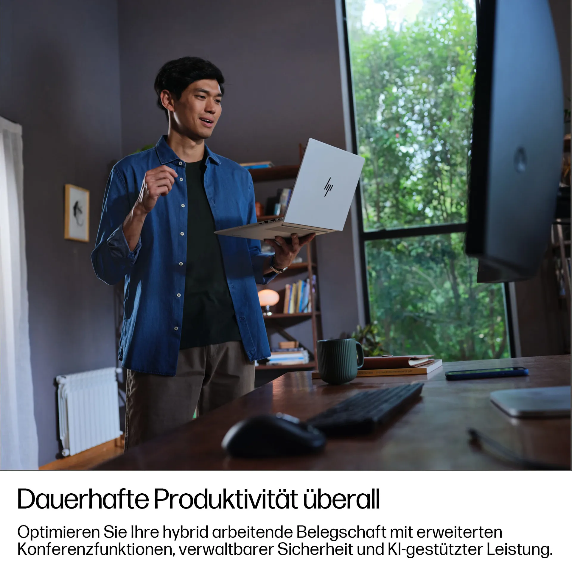 HP EliteBook 8 G1a AMD Ryzen AI 7 250 Laptop 40,6 cm (16") WUXGA 32 GB DDR5-SDRAM 1 TB SSD Wi-Fi 7 (802.11be) Windows 11 Pro AI PC Silber – Bild 3