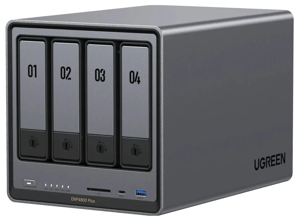 Ugreen NASync DXP4800 Plus NAS Desktop Intel® Pentium® Gold 8505 8 GB DDR5 0 TB UGOS Pro Ugreen NASync DXP4800 Plus NAS Desktop Intel® Pentium® Gold 8505 8 GB DDR5 0 TB UGOS Pro