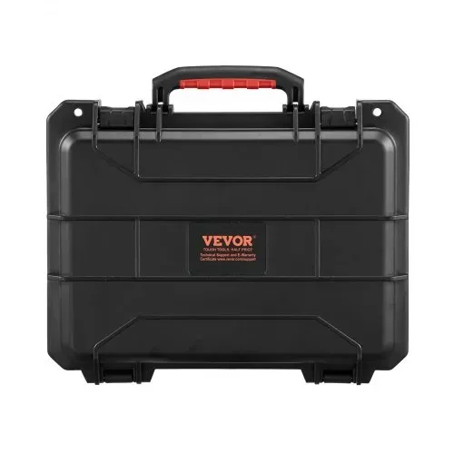 VEVOR wetterfester Hartschalenkoffer Trockenboxen mit vorgeschnittenem Schaumstoff und einziehbaren Griffen für Reisen, IP67 wasserdichtes Gehäuse für Kameras Schwarz (38 x 30 x 14 cm) – Bild 8