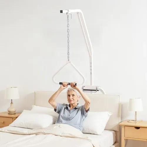 VEVOR Bettgalgen 1050x730x1880 mm, Krankenaufrichter bis 113 kg, Aufstehhilfe für Senioren, Patienten & Behinderte, Bettaufrichter geeignet für häusliche Pflege, Krankenhäuser, Pflegeheime – Bild 7