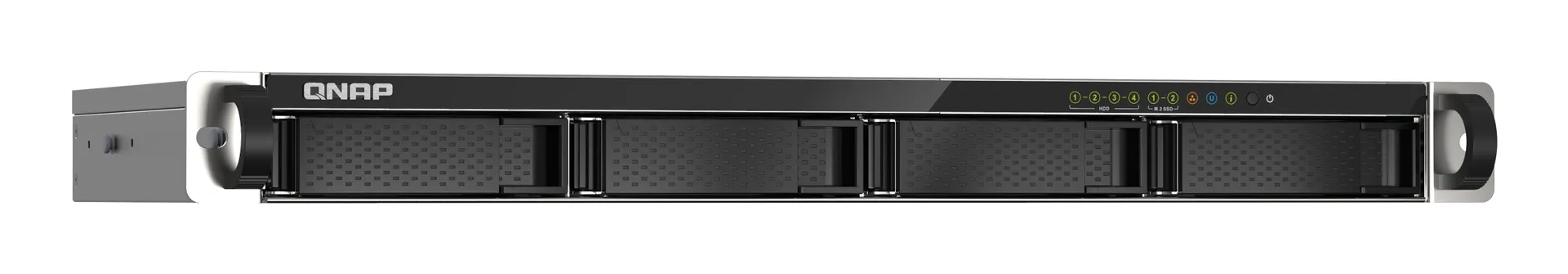 QNAP TS-435XEU NAS Rack (1U) Marvell CN9131 4 GB DDR4 0 TB QNAP QTS Schwarz, Grau – Bild 4