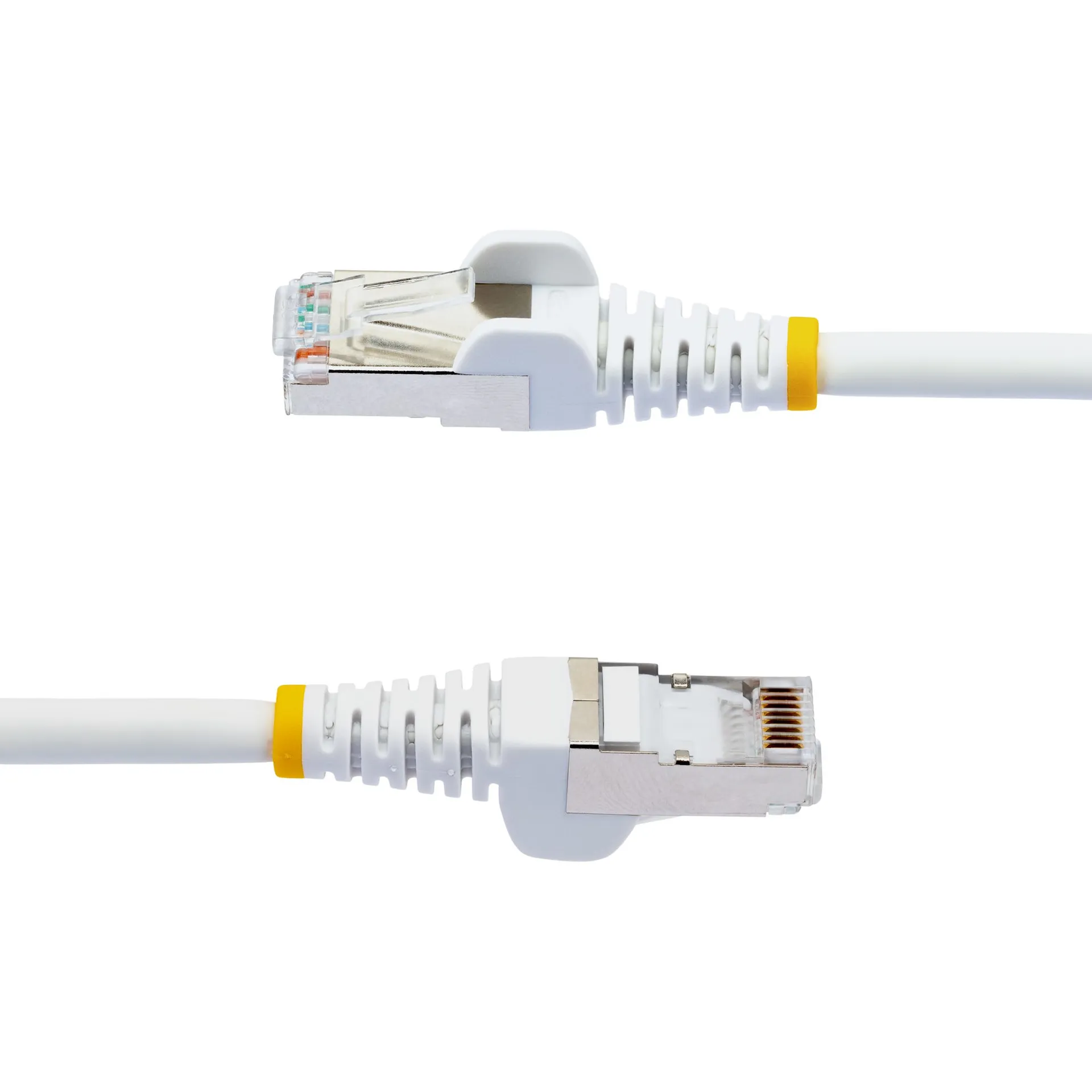 StarTech.com 5 m CAT6a Kabel - LSZH-Raucharm, Halogenfrei - 10 Gigabit RJ45 LAN Kabel - SFTP Patchkabel - Weiß - CAT6a Verlegekabel - Abgeschirmtes Netzwerkkabel/Ethernet Kabel – Bild 3