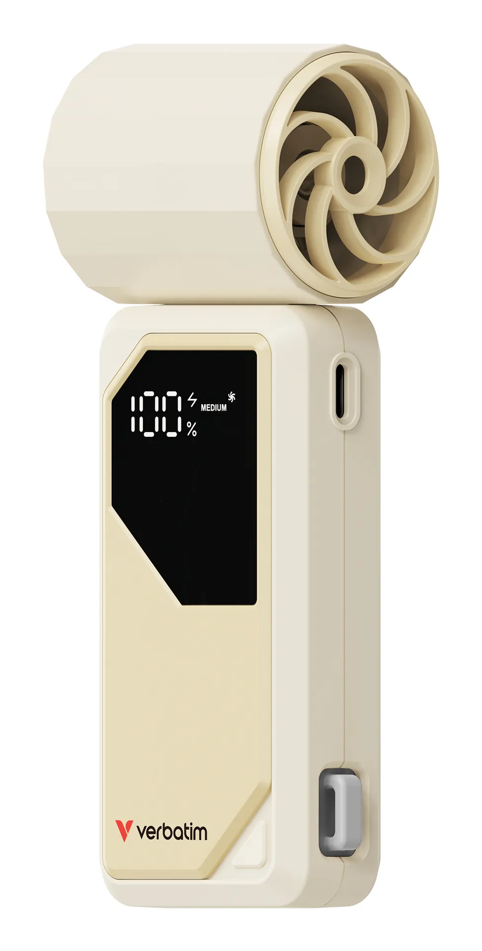 Verbatim Cool 'n' Go AirJet Silber, Weiß Handventilator – Bild 4