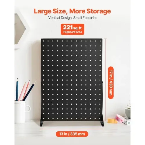 VEVOR Stecktafel Displayständer, 440x330x114 mm, Präsentationsständer, Zubehör-Regal-Organizer, Tafel aus kaltgewalztem Stahl für Lebensmittelgeschäfte, Juweliergeschäfte, Schwarz (4 Stk.) VEVOR Stecktafel Displayständer, 440x330x114 mm, Präsentationsständer, Zubehör-Regal-Organizer, Tafel aus kaltgewalztem Stahl für Lebensmittelgeschäfte, Juweliergeschäfte, Schwarz (4 Stk.)