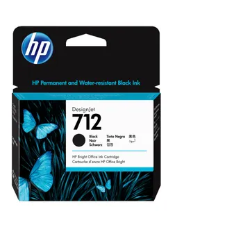 HP 712 Schwarz DesignJet Druckerpatrone, 80 ml HP 712 Schwarz DesignJet Druckerpatrone, 80 ml