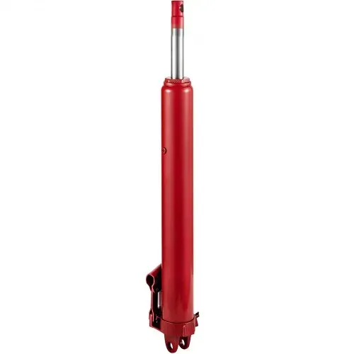 VEVOR Hydraulischer langer Rammenheber, 3 t Kapazität, mit Einzelkolbenpumpe & Gabelkopfsockel, manueller Hubarbeitsbühnenheber mit Griff, für Garagen-/Ladenkräne, Motorhebebühne, rot – Bild 9