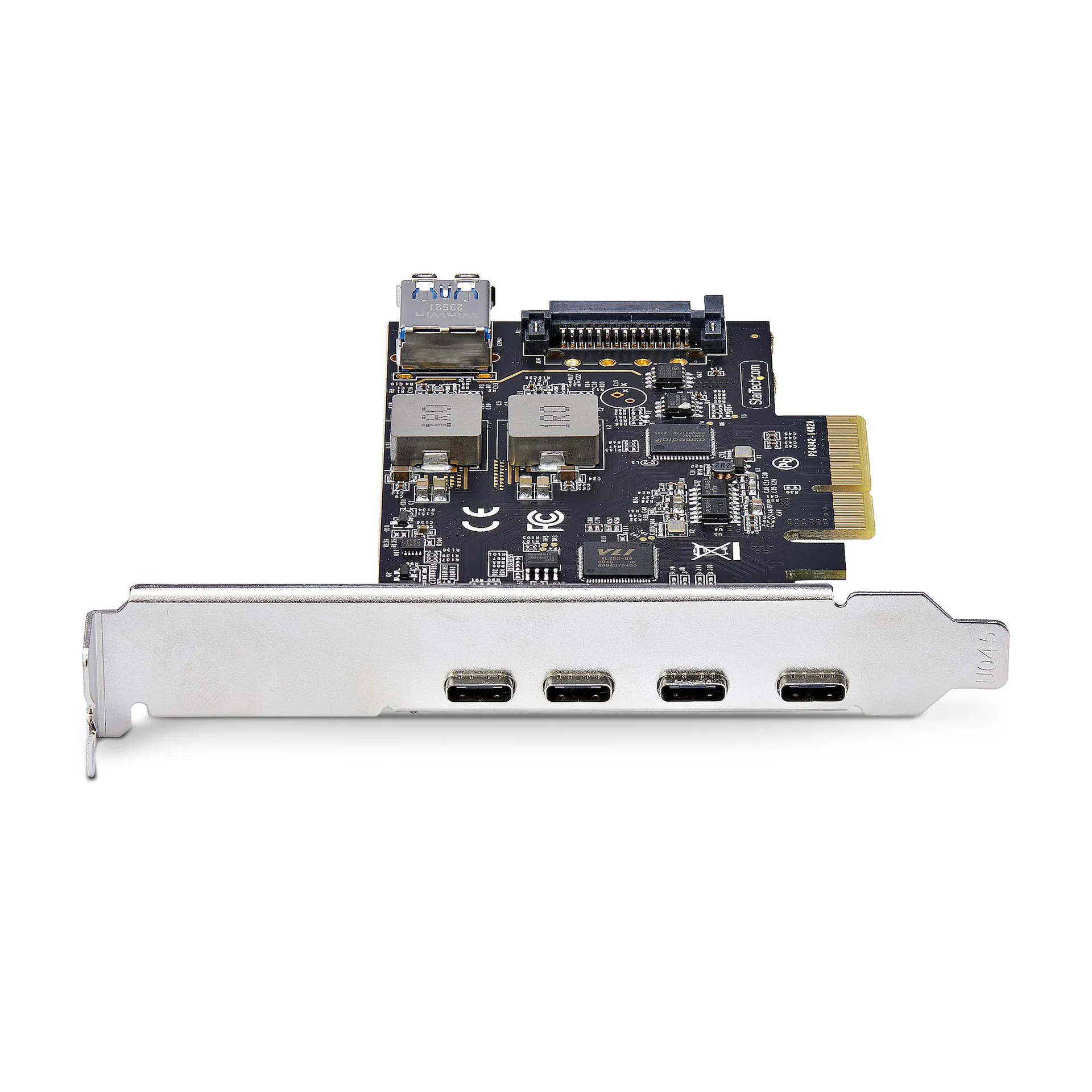 StarTech.com 5-Port USB-C PCIe Karte, USB 3.2 Typ C 10 Gbit, PCI Express USB C Erweiterungskarte mit 4x USB-C und 1x USB-A Intern, Windows/macOS/Linux – Bild 3