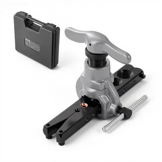 VEVOR 2 tlg. Bördelwerkzeuge Set, 45° Exzentrisches Bördelgerät für Einzelbördelung, HVAC-Bördel für 4,76-19,05 mm Kupfer- & Aluminiumrohre, Reparatursatz mit Werkzeugkasten für Kilmaanlagen Rohre VEVOR 2 tlg. Bördelwerkzeuge Set, 45° Exzentrisches Bördelgerät für Einzelbördelung, HVAC-Bördel für 4,76-19,05 mm Kupfer- & Aluminiumrohre, Reparatursatz mit Werkzeugkasten für Kilmaanlagen Rohre