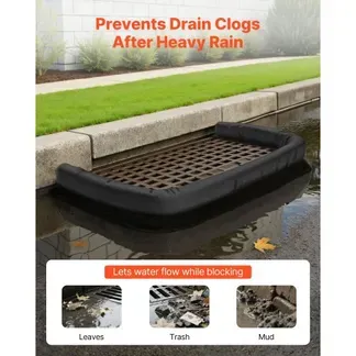 VEVOR Sedimentfilterrolle, 12,7 cm x 3 m, Rolle zum Zurückhalten von Laub und Schmutz, Erosionsschutz, Füllung aus Polypropylen, für Regenwassermanagement, Schutz der Regenwasserkanalisation VEVOR Sedimentfilterrolle, 12,7 cm x 3 m, Rolle zum Zurückhalten von Laub und Schmutz, Erosionsschutz, Füllung aus Polypropylen, für Regenwassermanagement, Schutz der Regenwasserkanalisation