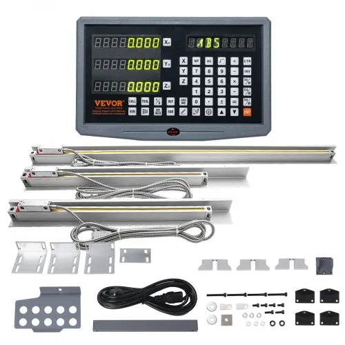 VEVOR Digitalanzeige 400/450/950mm Linearskala 3-Achsen-DRO-Display-Kit VEVOR Digitalanzeige 400/450/950mm Linearskala 3-Achsen-DRO-Display-Kit