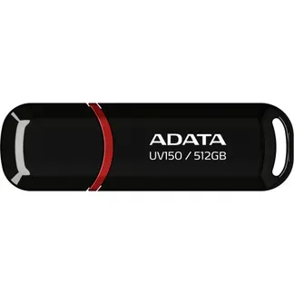 ADATA UV150 USB-Stick 512 GB USB Typ-A 3.2 Gen 1 (3.1 Gen 1) Schwarz, Rot ADATA UV150 USB-Stick 512 GB USB Typ-A 3.2 Gen 1 (3.1 Gen 1) Schwarz, Rot