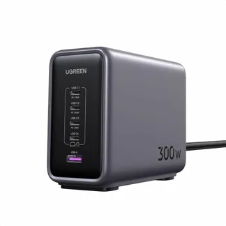 Ugreen 90903B Ladegerät für Mobilgeräte Universal Schwarz, Grau AC Schnellladung Drinnen Ugreen 90903B Ladegerät für Mobilgeräte Universal Schwarz, Grau AC Schnellladung Drinnen