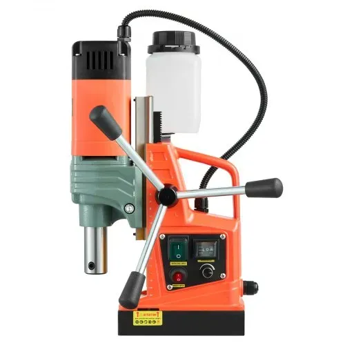 VEVOR Magnetbohrmaschine, 1450-W-Motor, 50 mm Kernbohrdurchmesser, 13000 N Magnetkraft, Elektrische Kernbohrmaschine mit 6 Kernbohrern, Variable Drehzahl, Bohrmaschine für Metalloberflächen – Bild 9