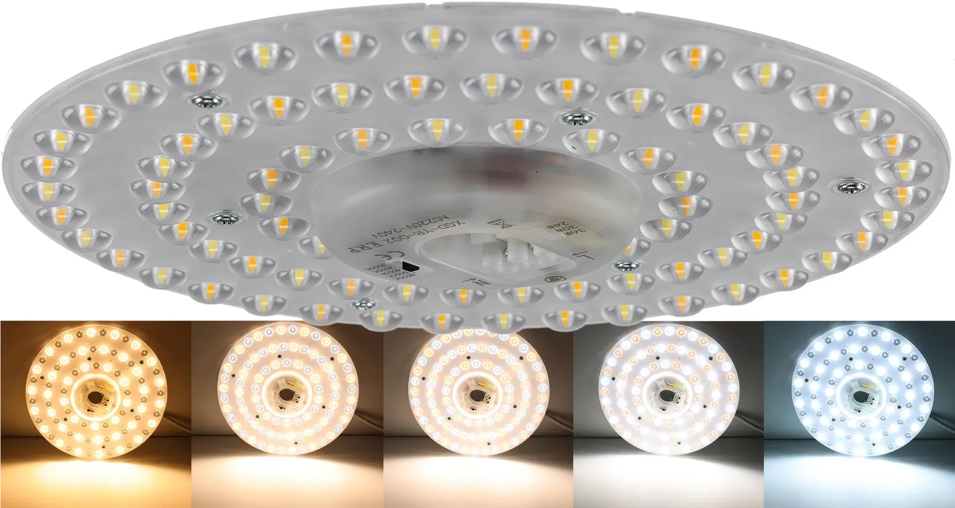 LED Umrüstmodul „UM36cct“ für Leuchten Ø 23cm, 36W, Magnethalter LED Umrüstmodul „UM36cct“ für Leuchten Ø 23cm, 36W, Magnethalter