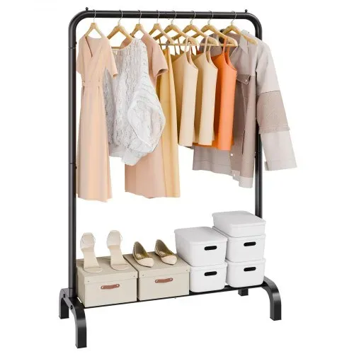 VEVOR Kleiderständer Garderobenständer 1 Kleiderstange, Strapazierfähiger Kleiderständer Schwarz 400 x 1010 x 1510 mm Kleiderständer für Schlafzimmer, Wäscheraum, Ankleidezimmer, Eingang usw. VEVOR Kleiderständer Garderobenständer 1 Kleiderstange, Strapazierfähiger Kleiderständer Schwarz 400 x 1010 x 1510 mm Kleiderständer für Schlafzimmer, Wäscheraum, Ankleidezimmer, Eingang usw.