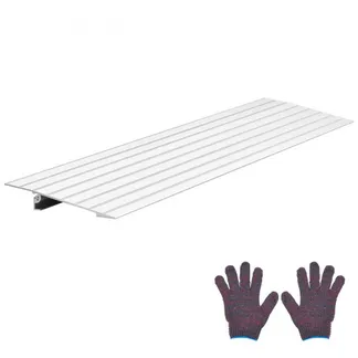 VEVOR Türschwellenrampe, 196x864x26 mm, Rollstuhlrampe aus Aluminiumlegierung mit einer Tragkraft von 360 kg, Bordsteinrampe für Heimtreppen für Rollstühle Roller Gehhilfen Fahrräder Dreiräder VEVOR Türschwellenrampe, 196x864x26 mm, Rollstuhlrampe aus Aluminiumlegierung mit einer Tragkraft von 360 kg, Bordsteinrampe für Heimtreppen für Rollstühle Roller Gehhilfen Fahrräder Dreiräder