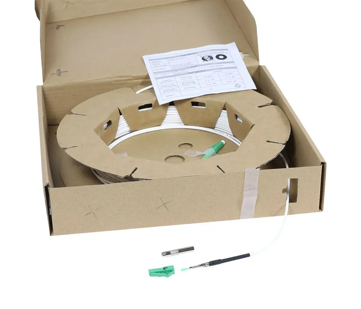 LWL-1-Faser-Patchk. 50mtr.LC(APC)-LC(APC), 9/125u, OS2, G657A2, AD=2,2mm, 1xZiehhilfe, Synergy21, – Bild 2