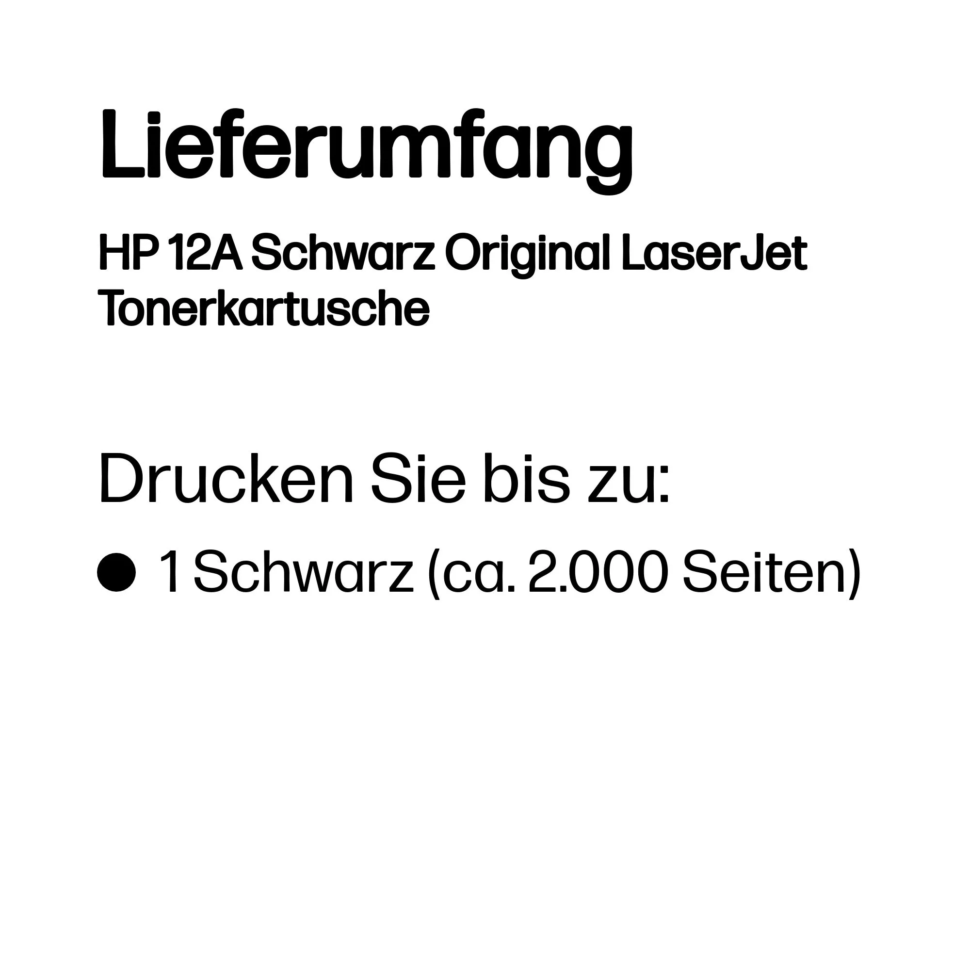 HP 12A Schwarz Original LaserJet Tonerkartusche – Bild 3