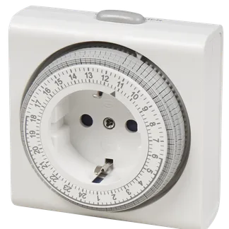 Mechanische Zeitschaltuhr “Kompakt“, weiß Mechanische Zeitschaltuhr “Kompakt“, weiß