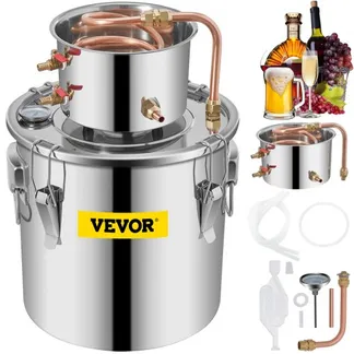 VEVOR Distillieranlage Destilliergerät 3 Gal Wasserdestillierer Wasserdispenser Edelstahl Destillateur Wasser Destillertes Wasser Maschine VEVOR Distillieranlage Destilliergerät 3 Gal Wasserdestillierer Wasserdispenser Edelstahl Destillateur Wasser Destillertes Wasser Maschine
