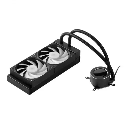 VEVOR CPU-Flüssigkeitskühler, AIO-CPU-Wasserkühler – 120-mm-PWN-Lüfter & -Pumpe, PC-Wasserkühlung mit 5,3 cm LCD-Display & ARGB-Licht, für Intel 115X/1366/2011/1700/1200, AMD AM4/AM5 – Bild 10
