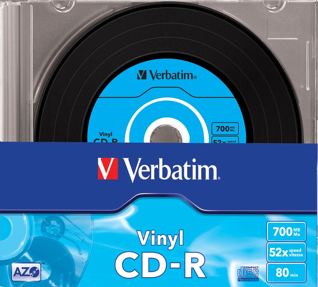 Verbatim CD-R AZO Data Vinyl 700 MB 52x 10 Stück(e) – Bild 2