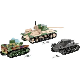 Renault R35 – Valentine IX – Panzer I, Konstruktionsspielzeug Renault R35 – Valentine IX – Panzer I, Konstruktionsspielzeug