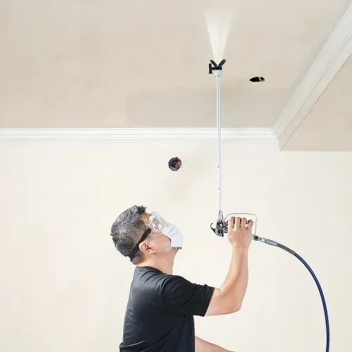 VEVOR Airless Farbspritzpistole und Schlauch Set, 3600 PSI Farbspritzschlauch-Set mit 5 Spitzen, 211, 315, 417, 517, 623, Airless-Spritzpistolen-Set mit Filtern, Schlauch und Verlängerungsstangen – Bild 7