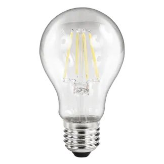 LED Filament Glühlampe McShine “Filed“, E27, 4W, 490lm, warmweiß, klar LED Filament Glühlampe McShine “Filed“, E27, 4W, 490lm, warmweiß, klar