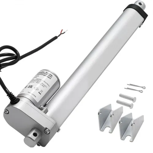 VEVOR 12-V-Linearantrieb, 250 mm Linearmotor mit 15 mm/s, 1000 N Linear Actuator mit IP54-Schutz & Montagehalterung, Lineartechnik-Aktuatoren für Hubschreibtische, Liegestühle, Fenstertüröffner VEVOR 12-V-Linearantrieb, 250 mm Linearmotor mit 15 mm/s, 1000 N Linear Actuator mit IP54-Schutz & Montagehalterung, Lineartechnik-Aktuatoren für Hubschreibtische, Liegestühle, Fenstertüröffner