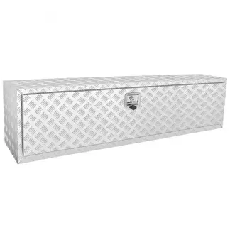 VEVOR Unterboden-Lkw-Box, 1524 x 430 x 460 mm Pickup-Aufbewahrungsbox, Aluminium-Werkzeugkasten mit Schloss & Schlüsseln, Wasserdichte Anhänger-Werkzeugkiste für Lkw, Transporter, Anhänger usw. VEVOR Unterboden-Lkw-Box, 1524 x 430 x 460 mm Pickup-Aufbewahrungsbox, Aluminium-Werkzeugkasten mit Schloss & Schlüsseln, Wasserdichte Anhänger-Werkzeugkiste für Lkw, Transporter, Anhänger usw.