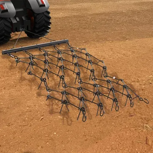 VEVOR Schleppegge, 1707x1219mm, Wiesenegge mit 80 scharfen Zähnen, geeignet für ATV- & UTV-Traktor, für Bodenvorbereitung, Aussaat, Glättung von Landschaften & Instandhaltung von Hofkiesauffahrten – Bild 7