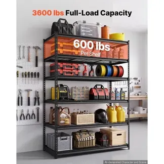 VEVOR Lagerregal 6-Stöckig Drahtregal 1400x612x1958mm mit 1633kg Tragkraft, Gitterregal für Lager Garage Werkstatt Zuhause, Stahlkonstruktion, Regalböden Höhenverstellbar, Drahtgitterpaneele, Schwarz VEVOR Lagerregal 6-Stöckig Drahtregal 1400x612x1958mm mit 1633kg Tragkraft, Gitterregal für Lager Garage Werkstatt Zuhause, Stahlkonstruktion, Regalböden Höhenverstellbar, Drahtgitterpaneele, Schwarz