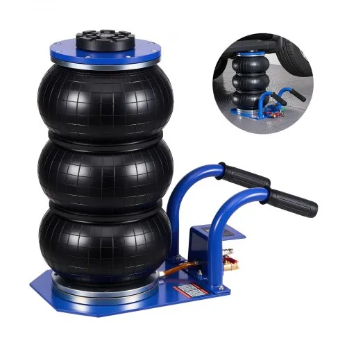 VEVOR pneumatischer Wagenheber 3 t Pneumatikheber mit 6 Stahlrohren & kurzen Griff & Dreifachbeuteln, 45 cm max. Hubhöhe, schnelles Anheben, Druckluftwagenheber für Pkw SUVs Pickups Werkstatt VEVOR pneumatischer Wagenheber 3 t Pneumatikheber mit 6 Stahlrohren & kurzen Griff & Dreifachbeuteln, 45 cm max. Hubhöhe, schnelles Anheben, Druckluftwagenheber für Pkw SUVs Pickups Werkstatt