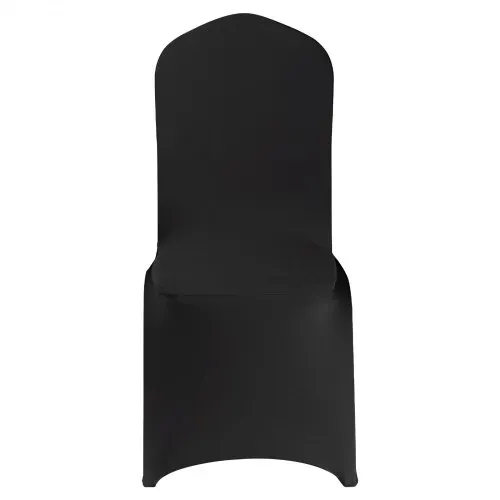 VEVOR Stuhlhussen Stuhlbezug 150 Stk. waschbarer & abnehmbarer Stuhlüberzug aus Polyester-Spandex für Hochzeitsfeiern Esszimmerbankette Restaurant, passend für Stühle (51 x 45 x 95 cm) Schwarz – Bild 9