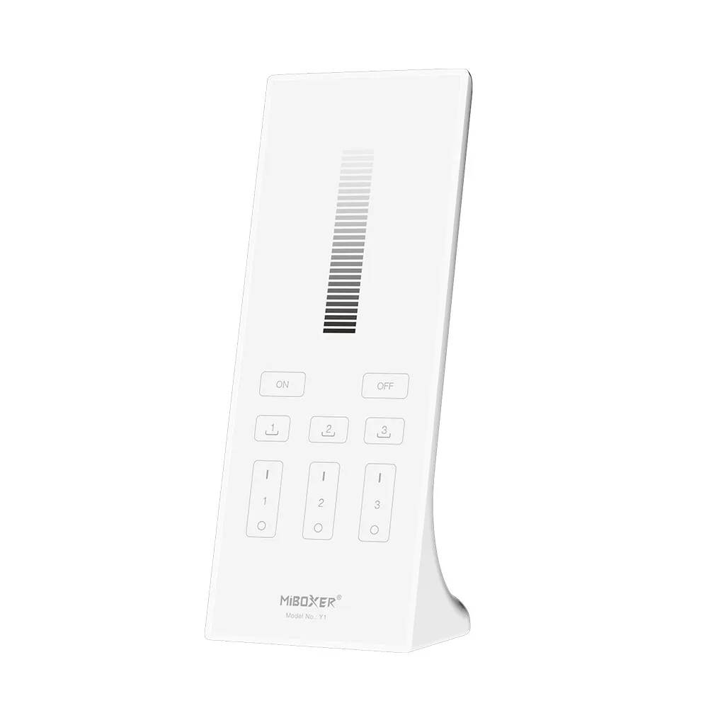 MiBoxer Y1-W LED Fernbedienung 2,4GHz single color 3 Zonen vertikal (w) MiBoxer Y1-W LED Fernbedienung 2,4GHz single color 3 Zonen vertikal (w)