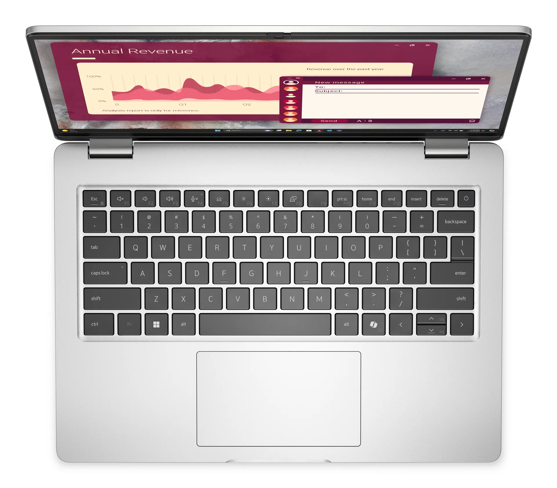 DELL Pro 14 PC14250 Intel Core Ultra 5 235U Laptop 35,6 cm (14") Full HD+ 16 GB DDR5-SDRAM 512 GB SSD Wi-Fi 6E (802.11ax) Windows 11 Pro Deutsch Platin – Bild 4