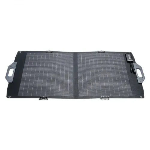 VEVOR Faltbares Solarpanel 100W, 16BB N-Typ Bifaziales Monokristallines Solarmodul mit Ladegerät, 24 % Wirkungsgrad, mit MC4-Ausgang, USB-A (QC3.0), Typ-C- & DC-Anschlüssen für Powerstations – Bild 10