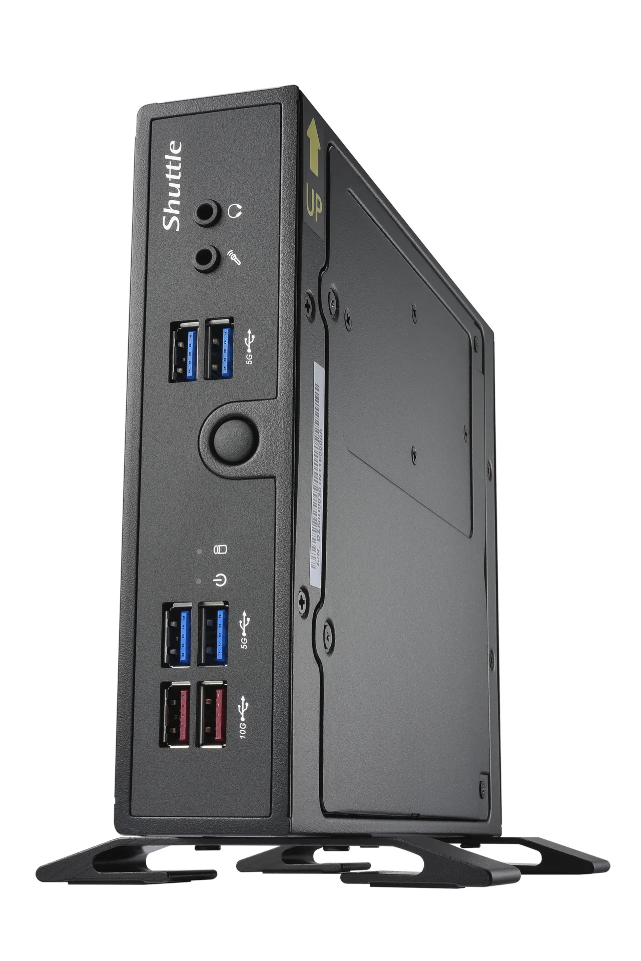 Shuttle XPC slim Barebone DS50U3, Intel i3-1315U, 2x LAN (1x 2.5Gbit ,1x 1Gbit), 1xCOM,1xHDMI,1xDP, 1x VGA, lüfterlos, 24/7 Dauerbetrieb – Bild 2