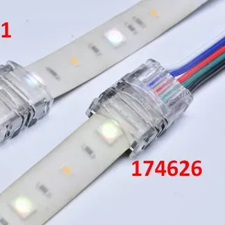Synergy 21 LED FLEX Strip zub. Easy Connect Strip to strip Joint 12mm RGB-W IP65/54 Synergy 21 LED FLEX Strip zub. Easy Connect Strip to strip Joint 12mm RGB-W IP65/54